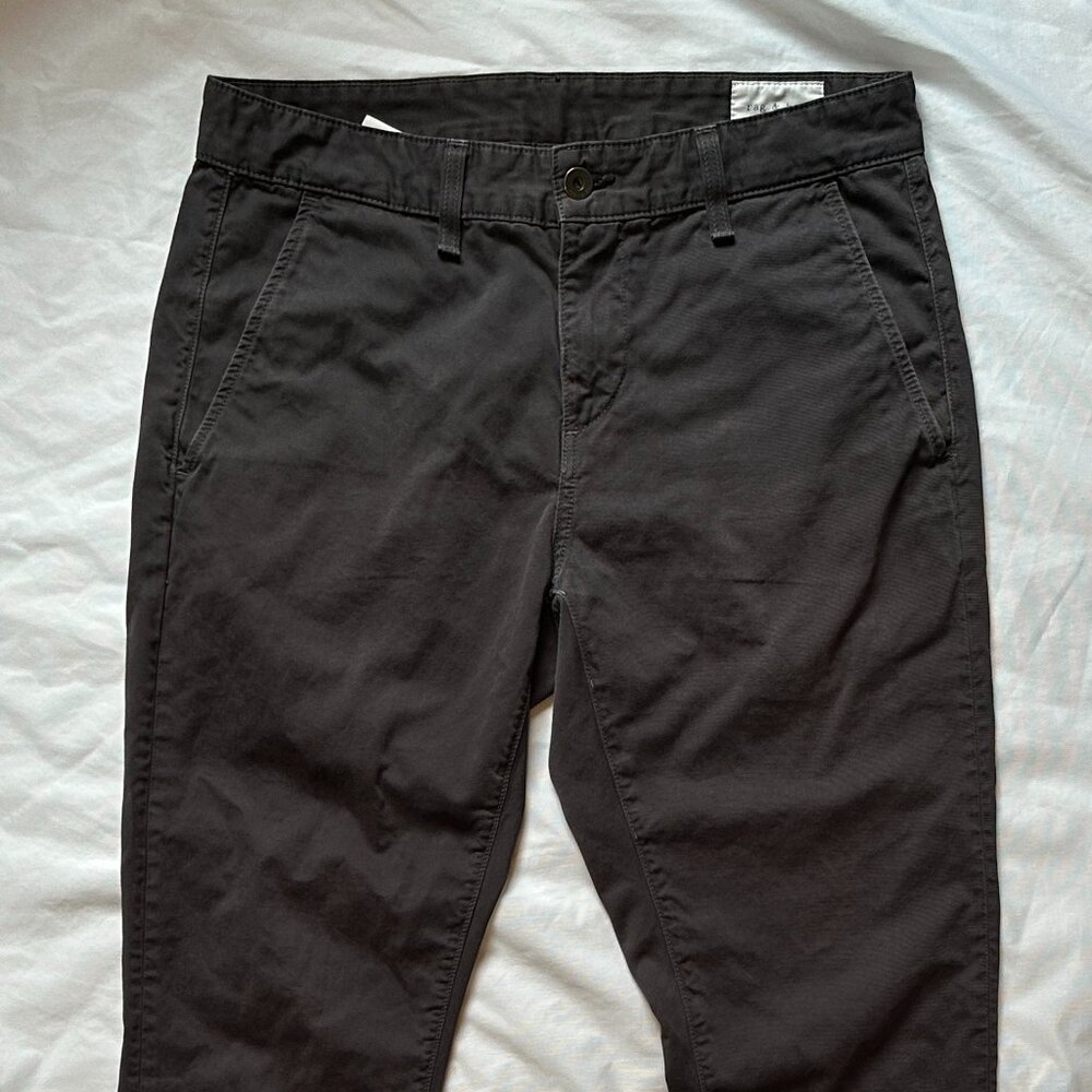 Rag & Bone New York Standard Issue Chino Pants Men's Size 30 Charcoal
